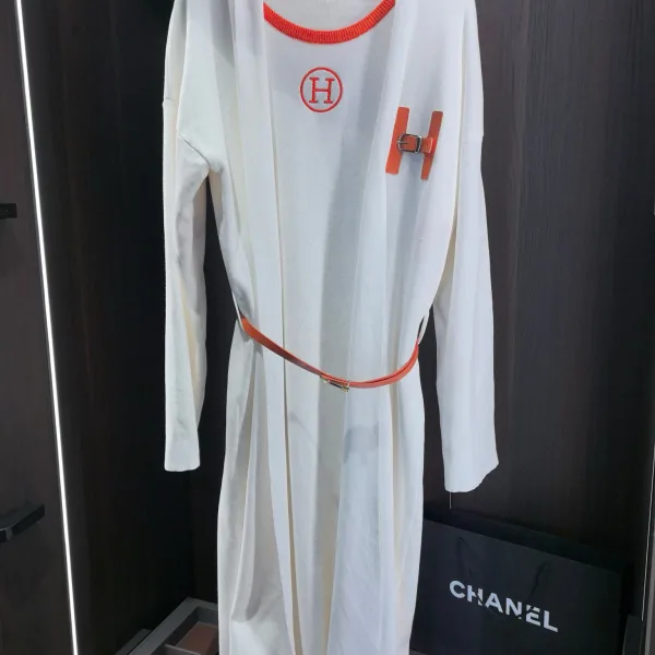 HermÃ¨s Leather Long-Sleeved