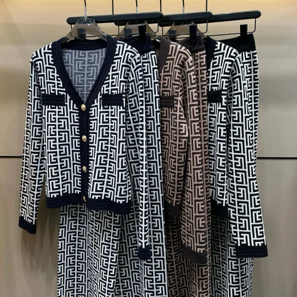 Balmain Gold Long-Sleeved Shirts