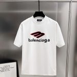 Balenciaga Silicone Short-Sleeved T-Shirt For Spring