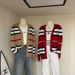Burberry Jacquard Long-Sleeved Cardigan