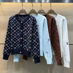 Louis Vuitton Jacquard Long-Sleeved Cardigan