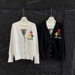 Chrome Hearts Leather Long-Sleeved Cardigan