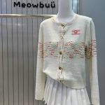 Celine Gold Long-Sleeved Cardigan