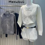 Dior Stone Long-Sleeved Sweater