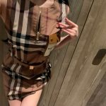 Burberry Leather Sleeveless Dress