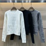 Gucci Jacquard Long-Sleeved Sweater