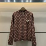 Louis Vuitton Jacquard Long-Sleeved Cardigan