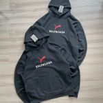 Balenciaga Cotton Hoodie For Autumn