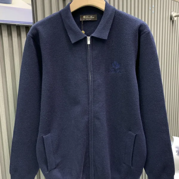Loro Piana Brass Long-Sleeved Jacket