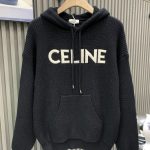 Celine Felt Hoodies For Fall