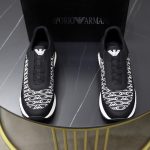 Armani Knit Fabric Sneakers
