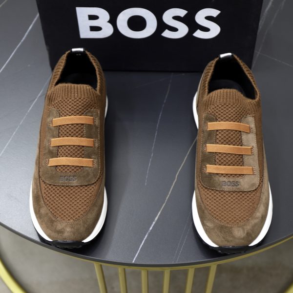 Boss Knitted Fabric Sneakers