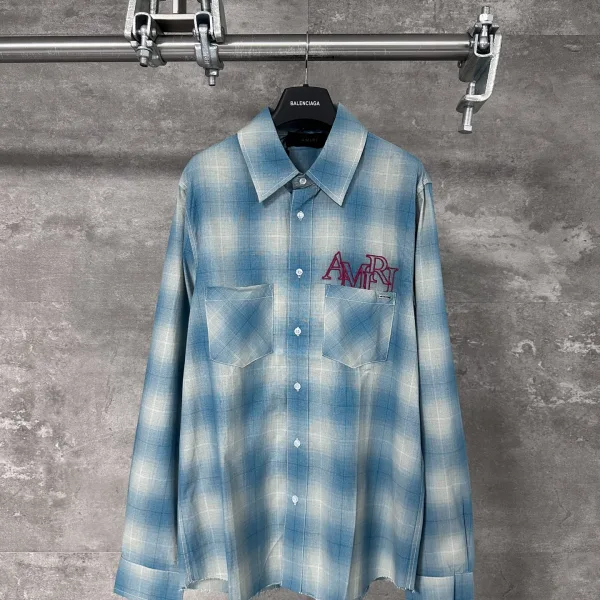 Ami Plaid Long Sleeves For Spring