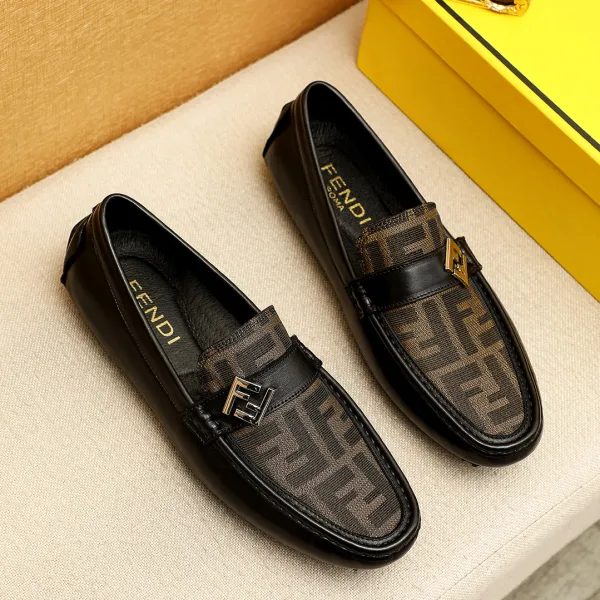 Fendi Calfskin Leather Shoes