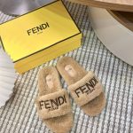 Fendi Wool Slippers