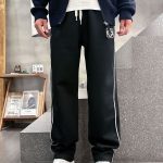 Loewe Leather Casual Pants For Autumn