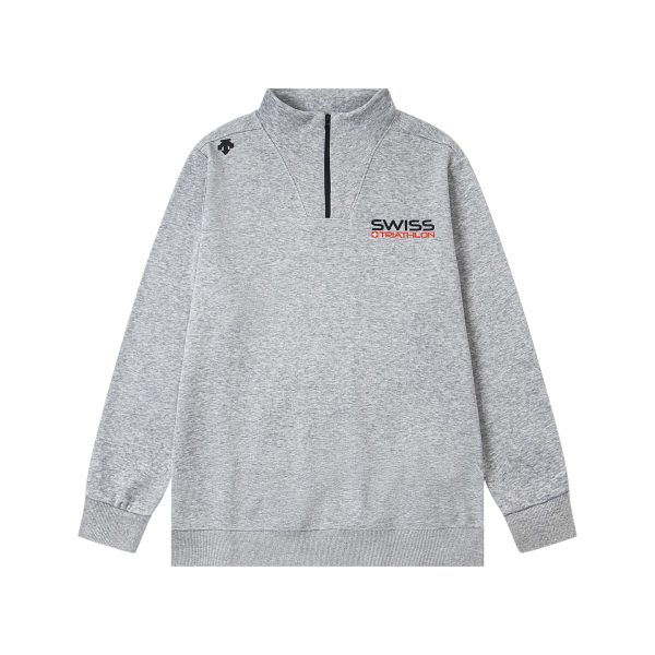 Descente Cotton Long-Sleeved T-Shirt For Autumn