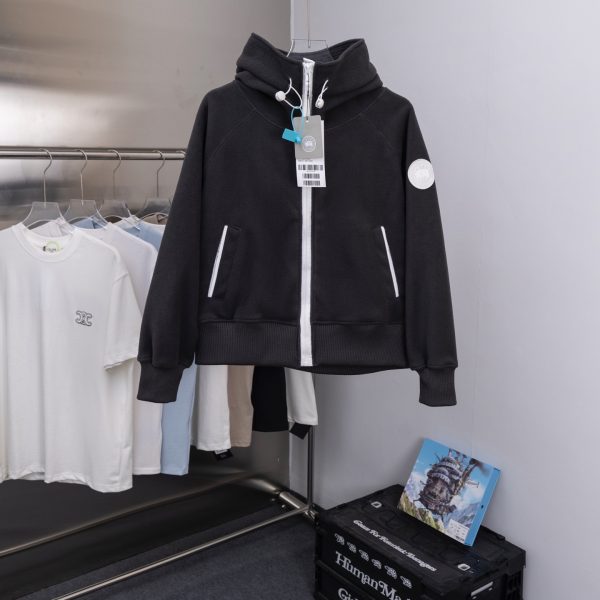 Canada Goose Fleece Long-Sleeved Shirt For Autumn