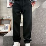 Fendi Rubber Casual Pants For Autumn