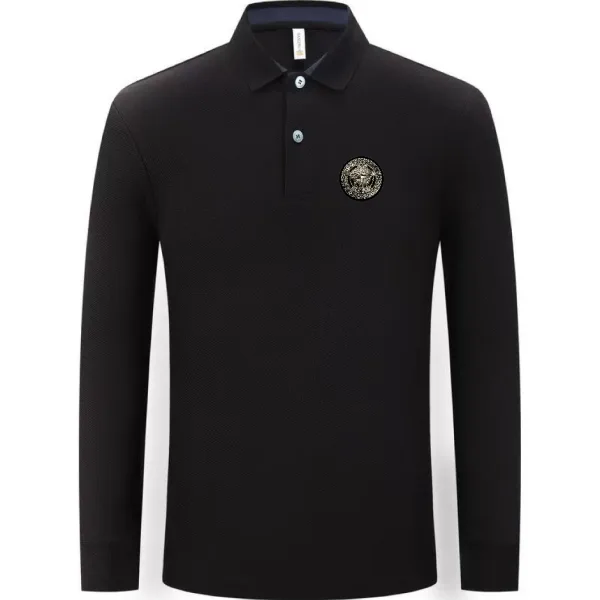 Dior Cotton Long-Sleeved Polo Shirt For Autumn