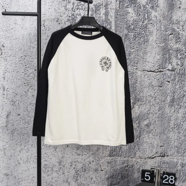 Chrome Hearts Cotton Long-Sleeved T-Shirts For Autumn