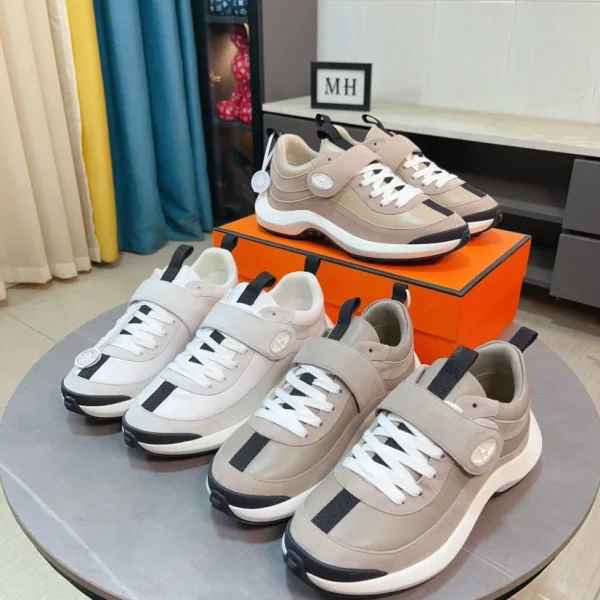 HermÃ¨s Canvas Sneakers