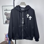 Chrome Hearts Fleece Hoodies For Autumn