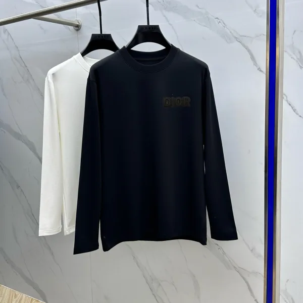 Dior Cotton Long-Sleeved T-Shirt For Autumn
