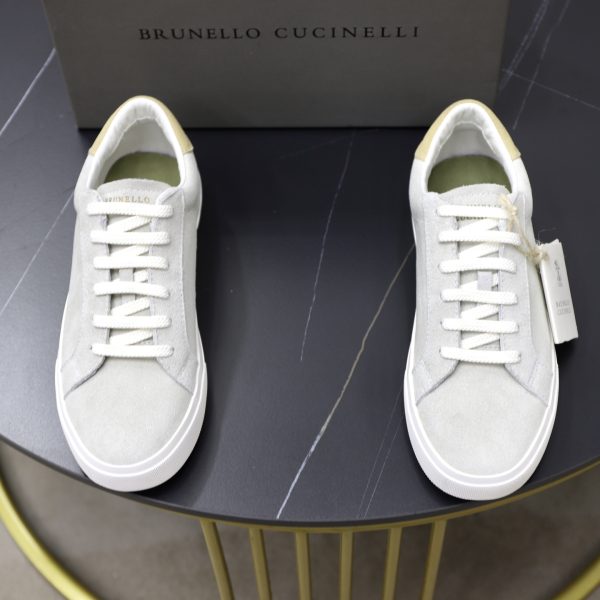 Brunello Cucinelli Leather Skate Shoes
