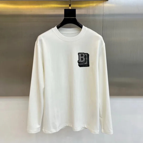 Burberry Cotton Long-Sleeved T-Shirt For Autumn