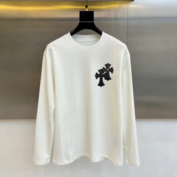 Chrome Hearts Cotton Long-Sleeved T-Shirt For Autumn