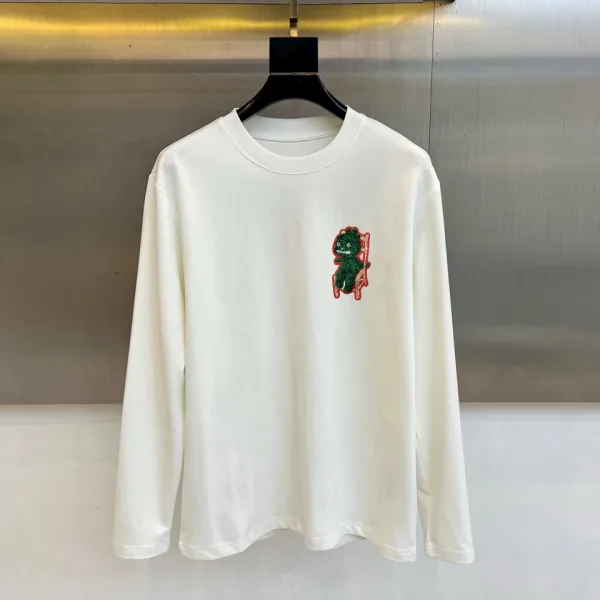 Dior Cotton Long-Sleeved T-Shirt For Fall