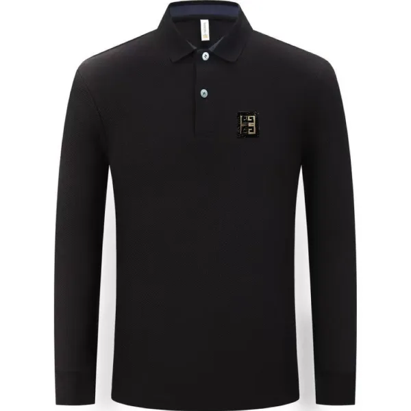 Dior Cotton Long-Sleeved Polo Shirt For Autumn