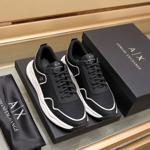 Armani Breathable Fabric Sneakers