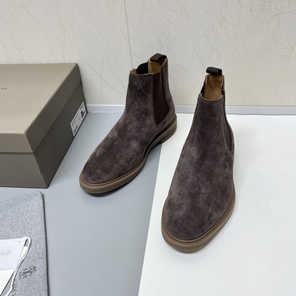 Brunello Cucinelli Cowhide Leather Shoes For Fall