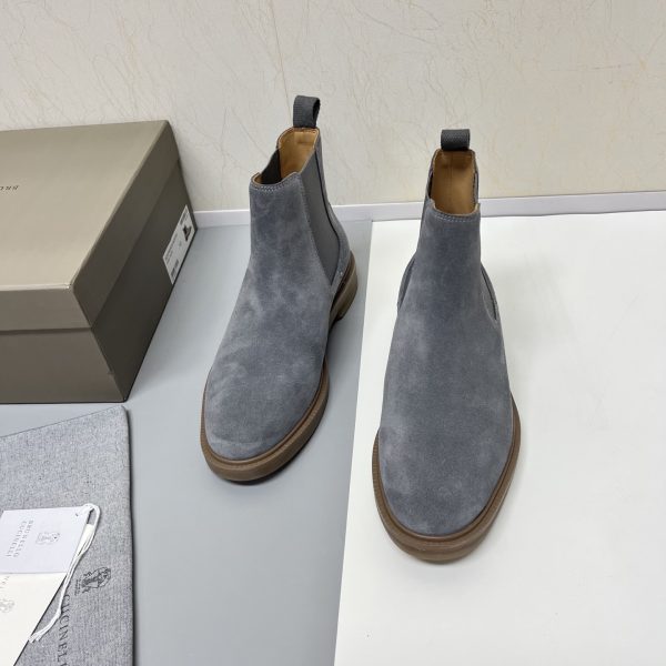 Brunello Cucinelli Cowhide Leather Shoes For Fall