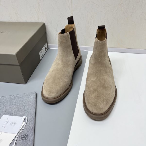 Brunello Cucinelli Cowhide Leather Shoes For Fall