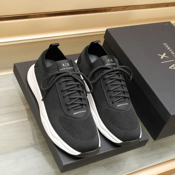 Armani Knit Fabric Sneakers