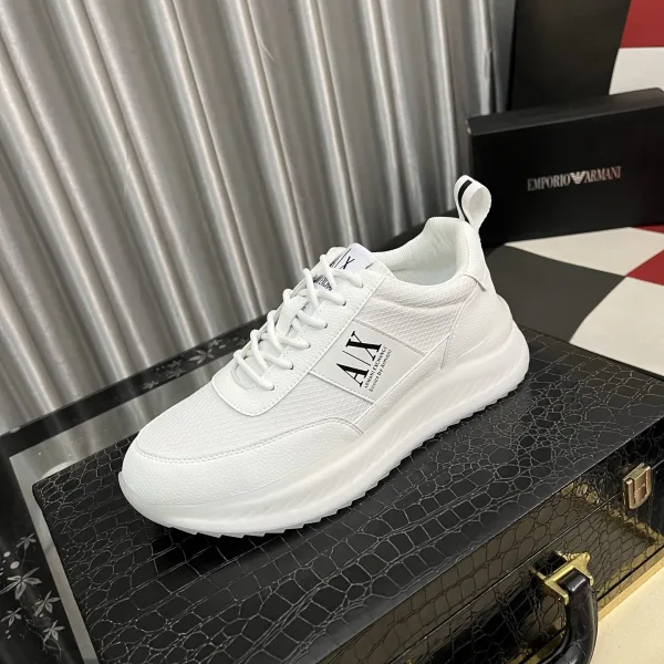 Armani Breathable Fabric Sneakers