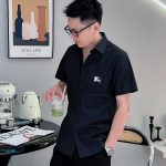 Burberry Silk Short-Sleeved Shirt