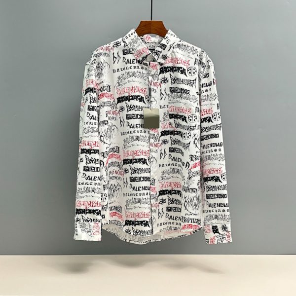Balenciaga Printed Fabric Shirts For Autumn