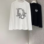 Dior Cotton Long-Sleeved T-Shirt For Autumn