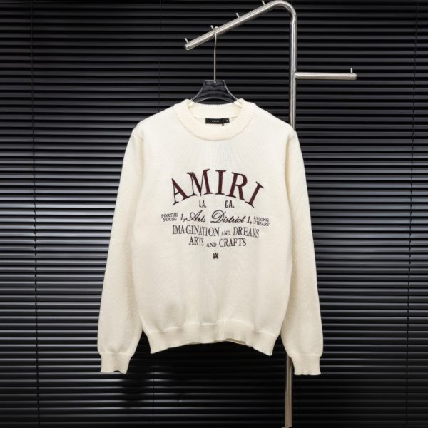 Ami Wool Long-Sleeved Sweater