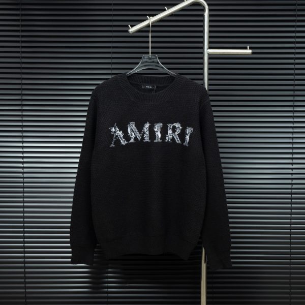 Ami Wool Long-Sleeved Sweater