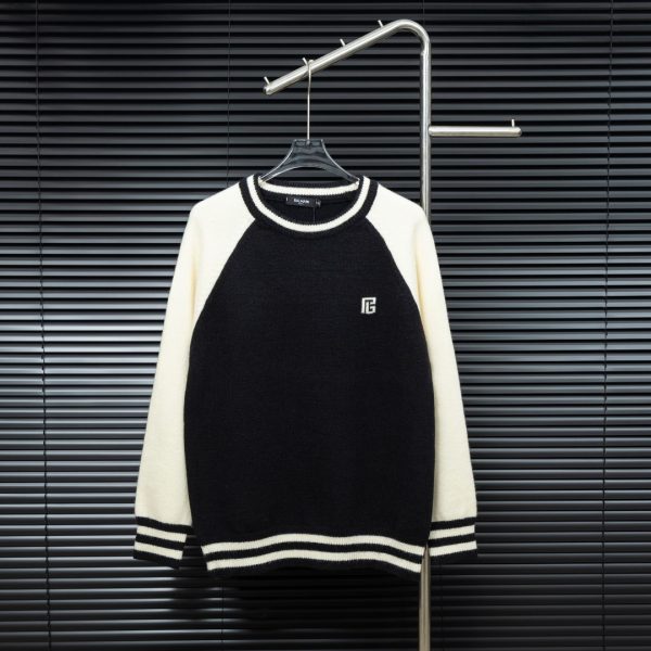 Balmain Wool Long-Sleeved Sweater