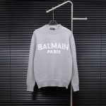 Balmain Wool Long-Sleeved Sweater