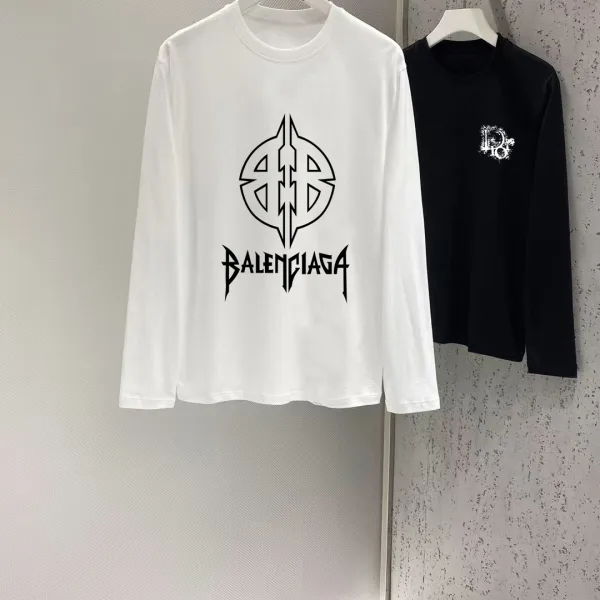 Balenciaga Cotton Long-Sleeved T-Shirt For Autumn