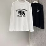 Dolce & Gabbana Cotton Long-Sleeved T-Shirt For Autumn