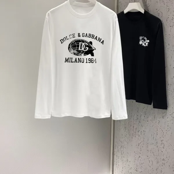 Dolce & Gabbana Cotton Long-Sleeved T-Shirt For Autumn