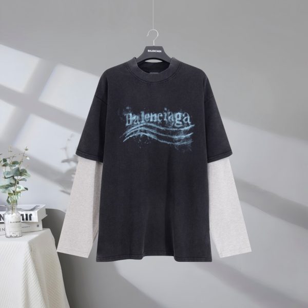 Balenciaga Cotton Long-Sleeved T-Shirt